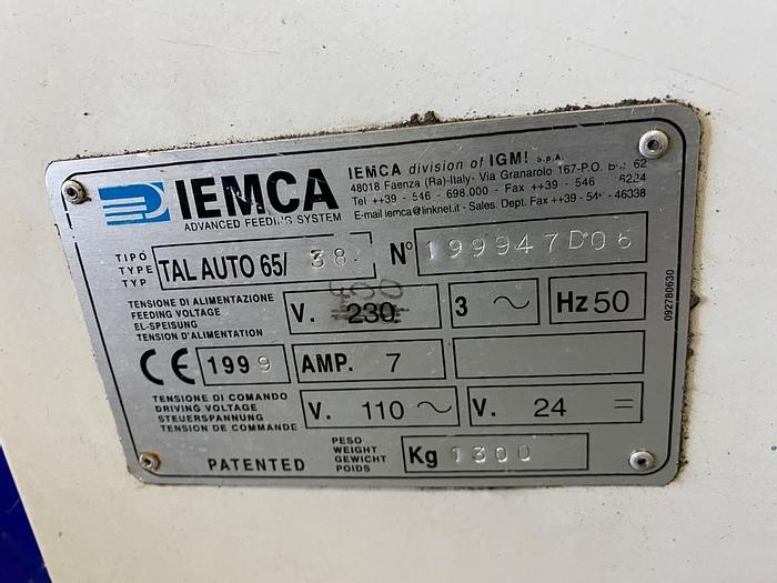 Used 1999 IEMCA TAL 65 Auto Barfeed