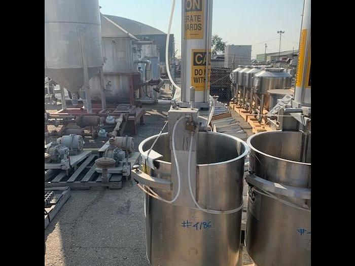 Used Viatec  Stainless Steel Pneumatic Screen Press Chem Tank OVD 34