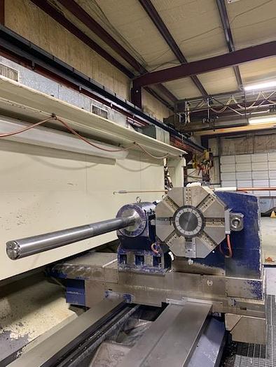 Used 2012 Big Bore Karats CNC Lathe, Model LT2-6M, Swing 63", 246" B/C, 22" Spindle Bore, 410 rpm, 73 hp, Fanuc 18i TB ID17630