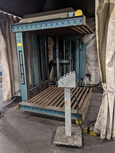Used WOODWARD JOGGER AERATOR WITH ROLLERS MODEL WJA-7000 MFG. 1999