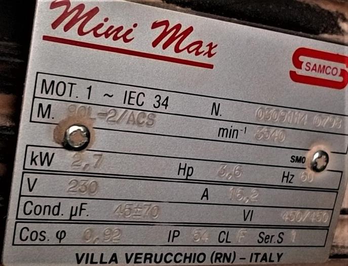 Used *SOLD* Sliding Table Saw - SCM Mini Max SC3