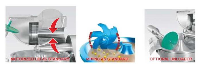 Talsa *DISCONTINUED* Model K80neo Electronic Industrial Bowl Cutter