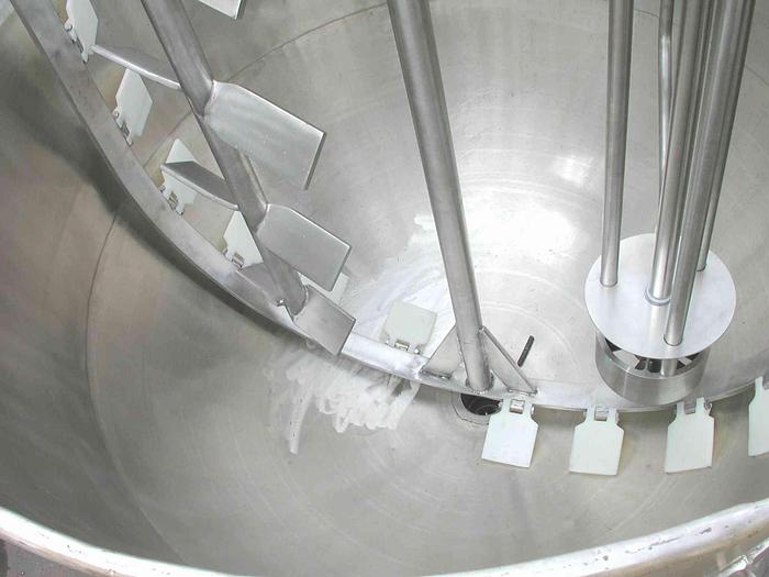 Refurbished 150 GALLON GROEN KETTLE WITH TRIPLE MOTION AGITATION - S/S - JACKETED