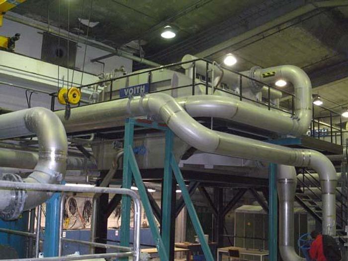 Used DEINKING LINE 310 - 400 TPD VOITH 2-STAGE BLEACHING