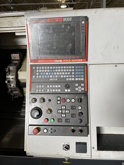 Used MAZAK QUICK TURN NEXUS 300 II CNC LATHE WITH MAZATROL MATRIX VOICE ADVISER CONTROLLS