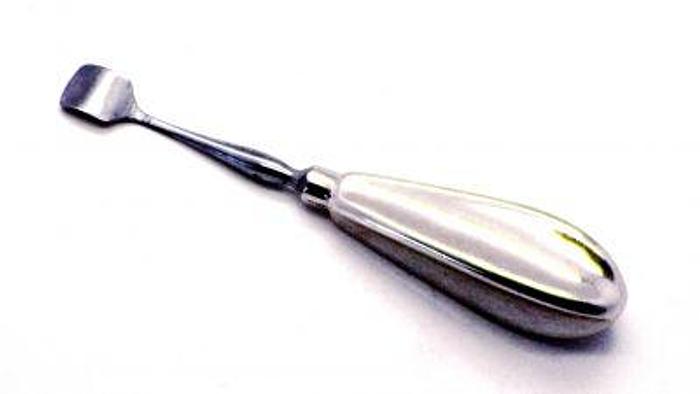 Used Ophthalmic Scoop Evisceration Mule Straight with 11mm Smooth Curved Blade WEISS 0114240