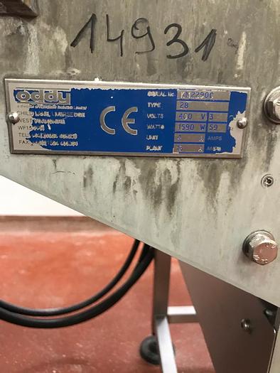 Used Oddy 3-pocket bread roll plant