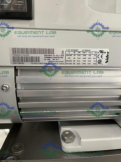 Used VAC Nexus 100039 Four Glove Chamber w/ VAC TE555 Monitor and Edwards RV12