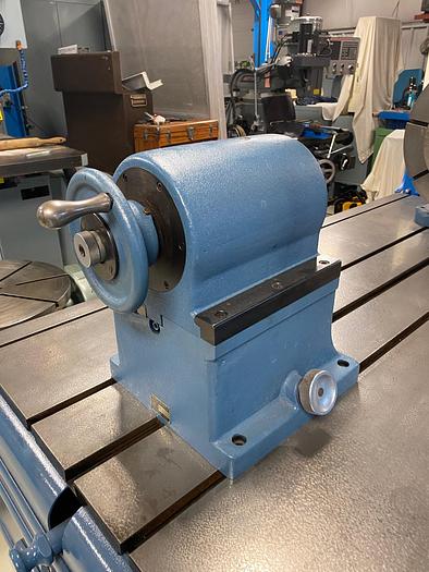 Used Vinco Precision Gear Inspection Unit Rotary Table, Tailstock on T-Slotted Base