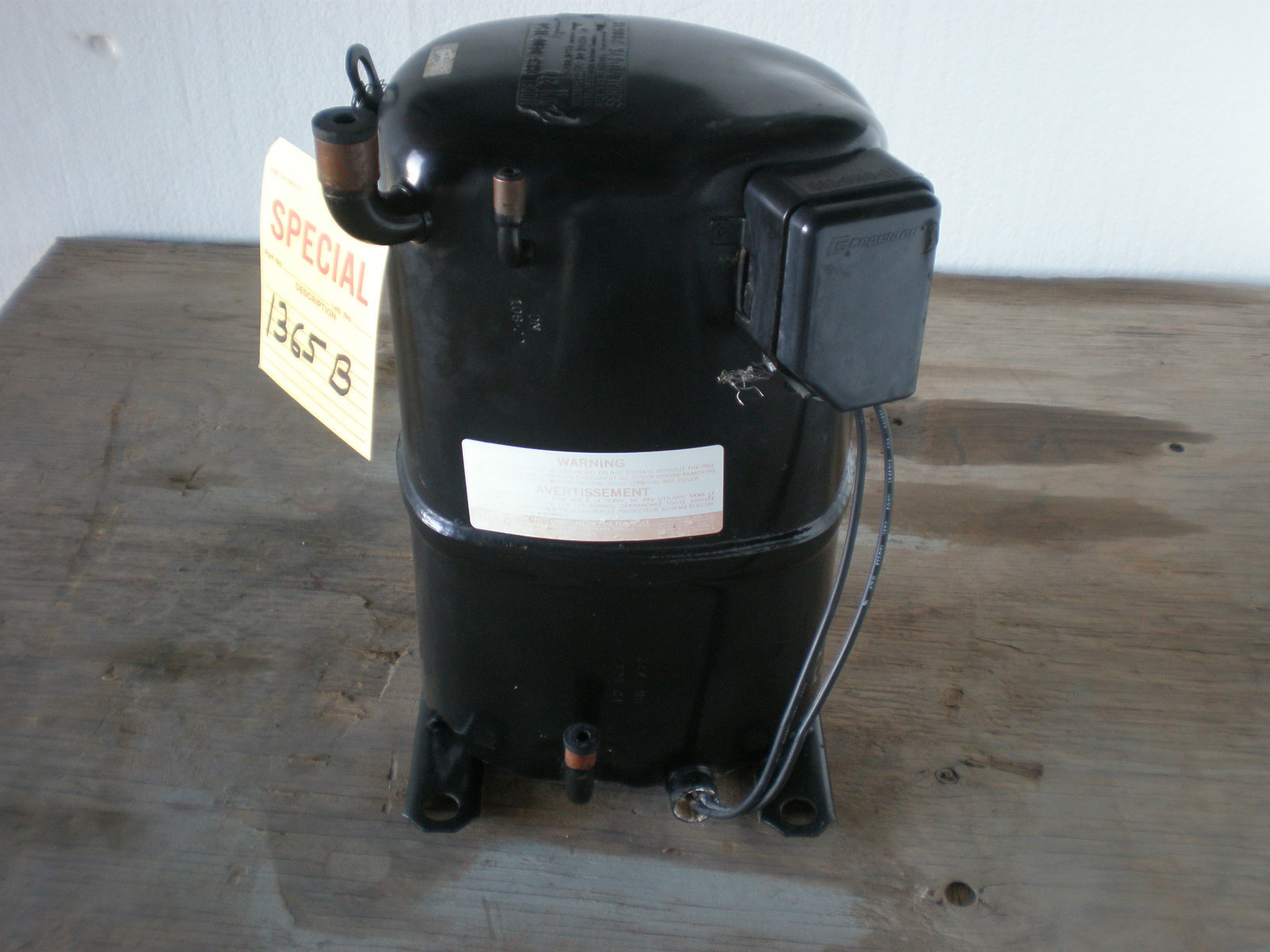 Used 1 & 3 Phase New Refrigeration Compressors; Copeland, Tecumseh