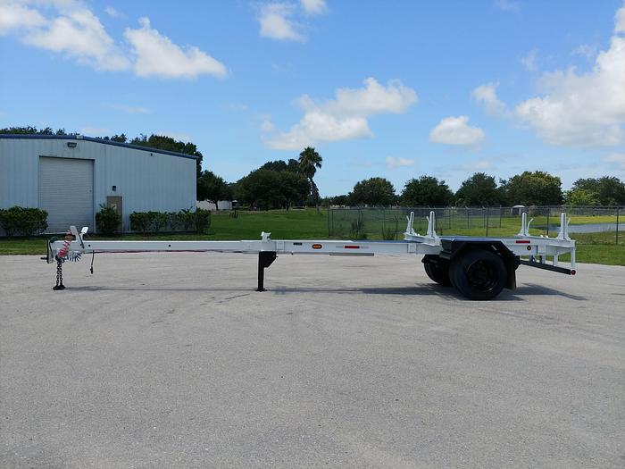 Used 2015 Lucon Extendable SA AB Utility Pole Trailer - 23397