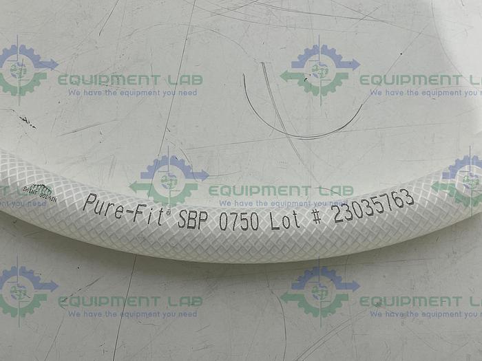 Used Saint Gobain 23035763 Pure Fit 96" Hose w/ 1" to 2" Sanitary Fitting 90 PSI