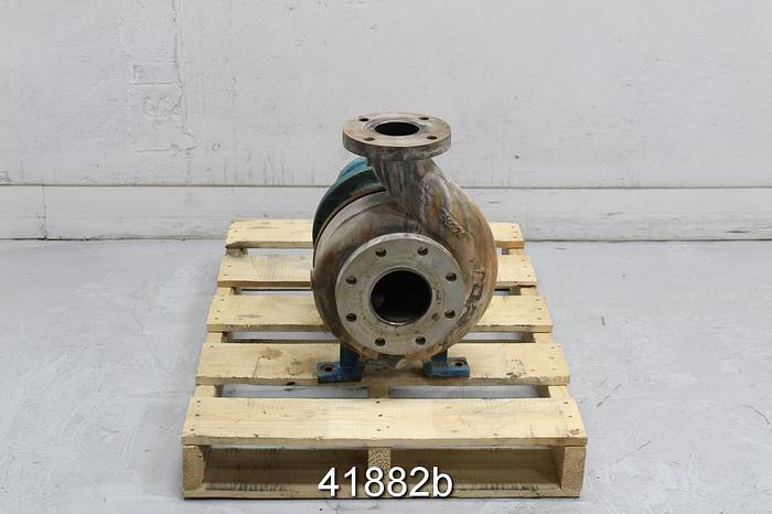 Used Goulds 3196 3x4x8 Pump, SS Casing, 4-Vane SS Impeller #41882