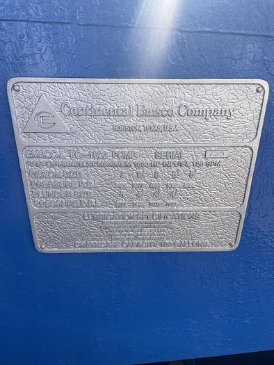 Used Continental Emsco FB-1600