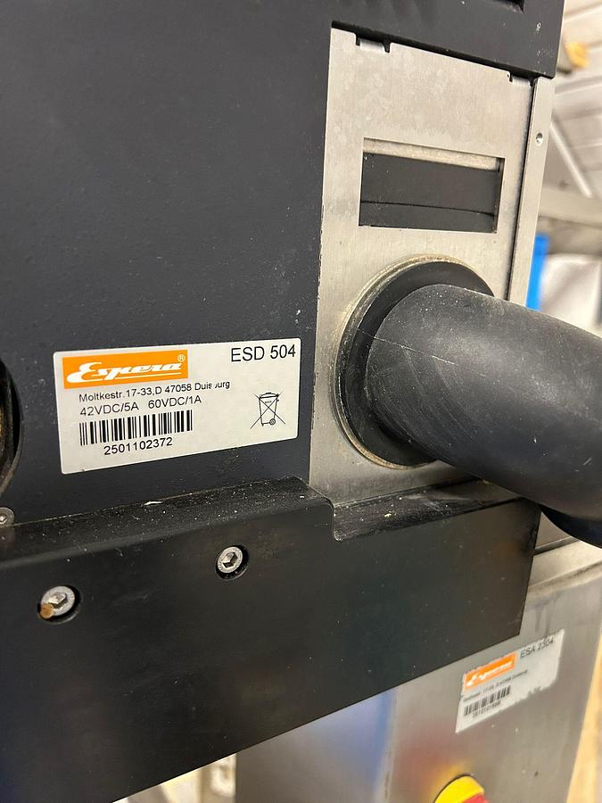 Used Espera ES 7000 Weigh Price Labeller with Integrated Checkweigher