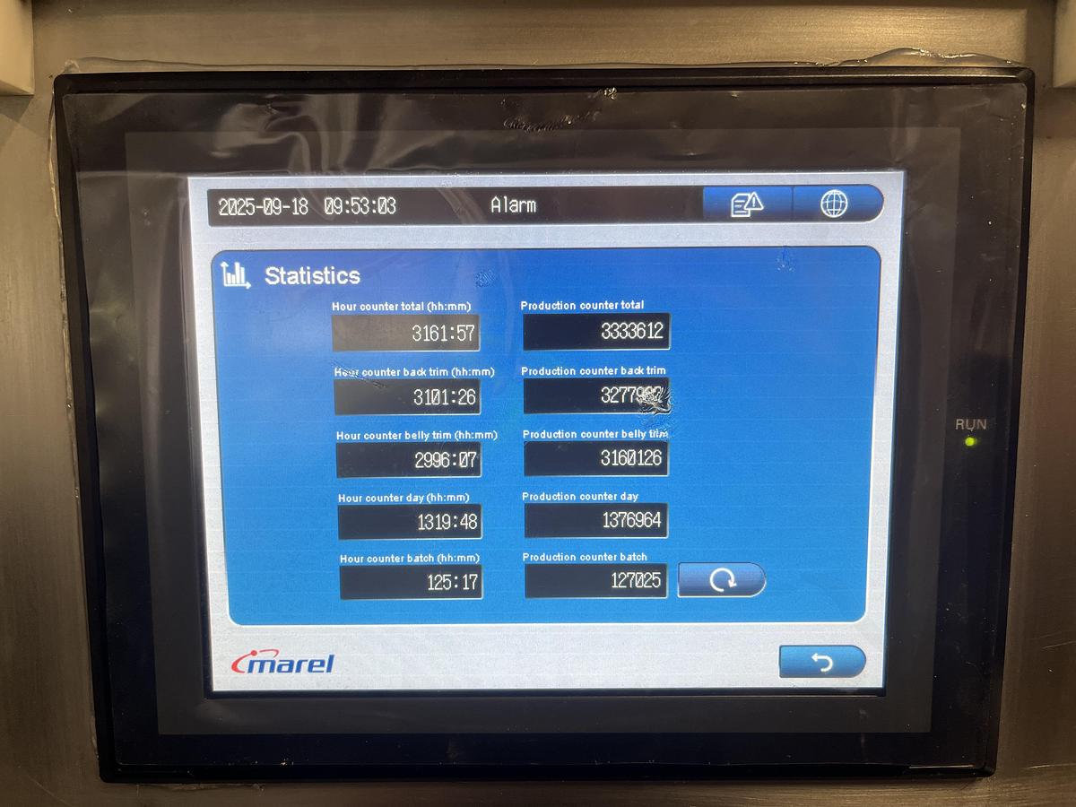 Used MAREL 2730 Salmon filleting machine