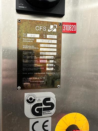 Used 2002 GEA/CFS PP 680