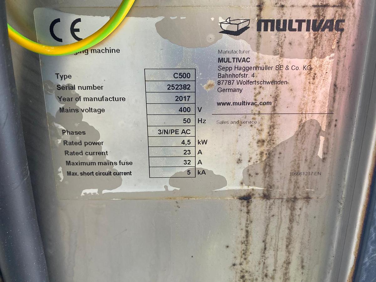 Refurbished 2017 MULTIVAC C500