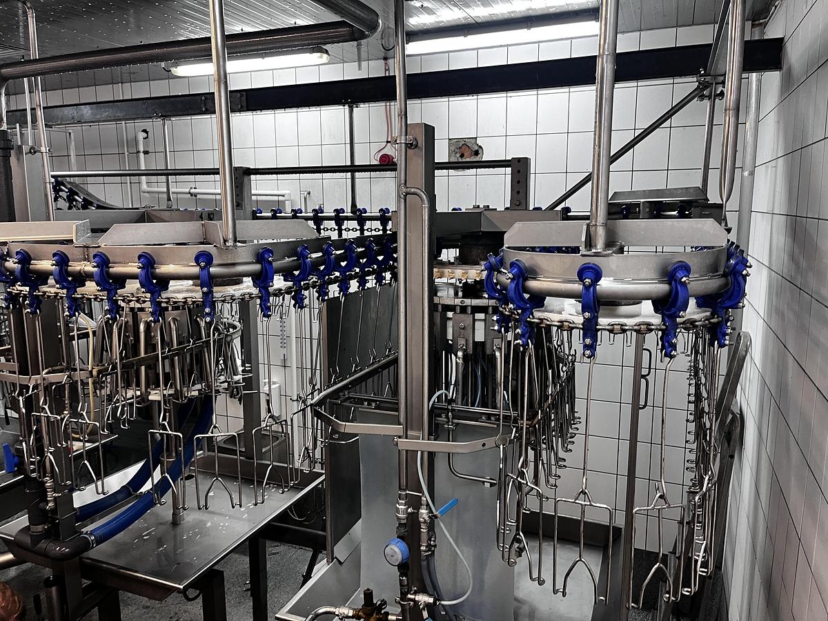 Used EMF Complete poultry processing plant 4000 BPH