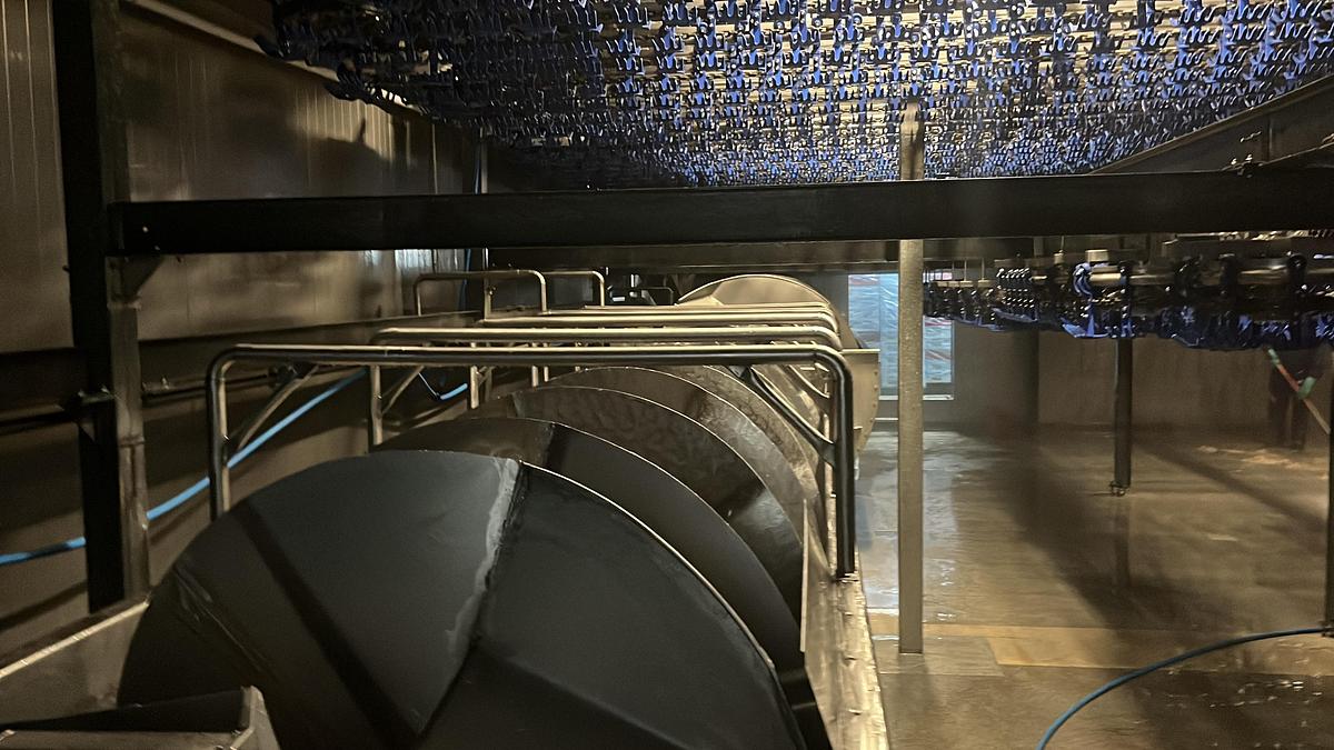 Used EMF Complete poultry processing plant 4000 BPH