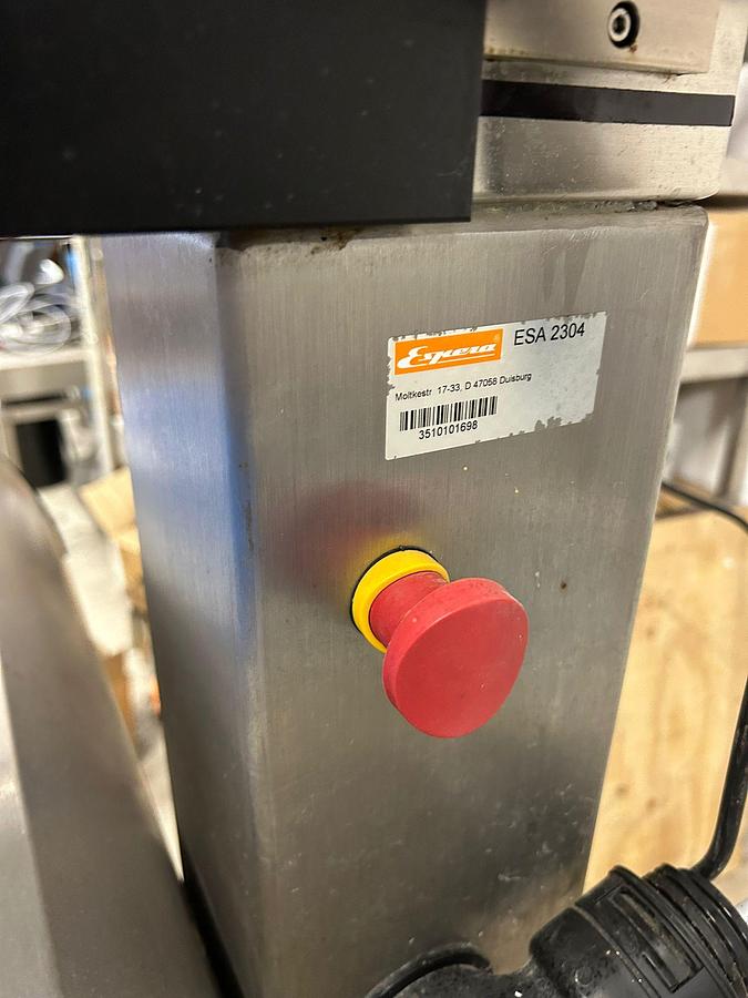 Used Espera ES 7000 Weigh Price Labeller with Integrated Checkweigher