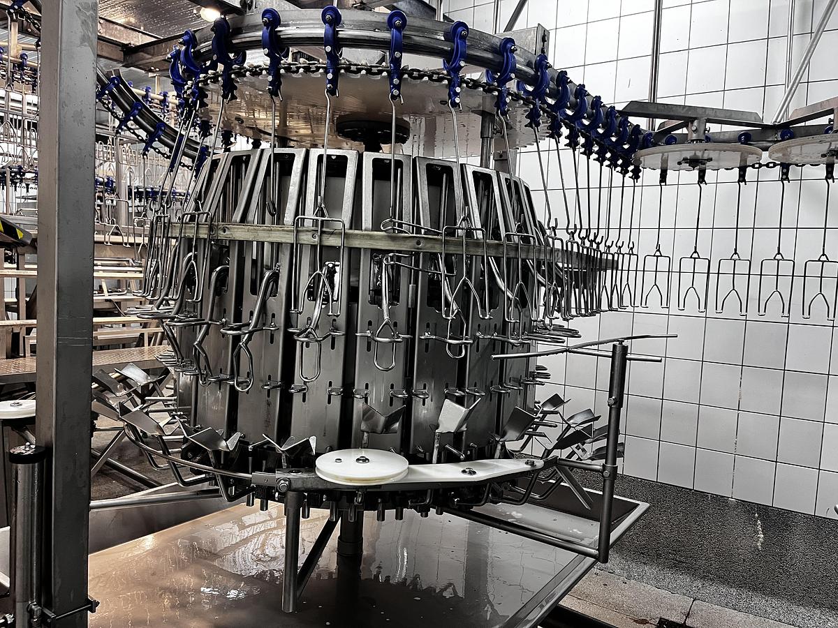 Used EMF Complete poultry processing plant 4000 BPH
