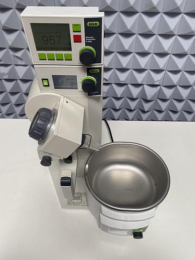 Used Buchi R-215 Rotavapor System w/ V-850 Vacuum Controller & B-491 Heating Bath