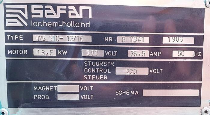 Gebraucht Hydraulische Tafelschere Safan HVS 310 - 13/16