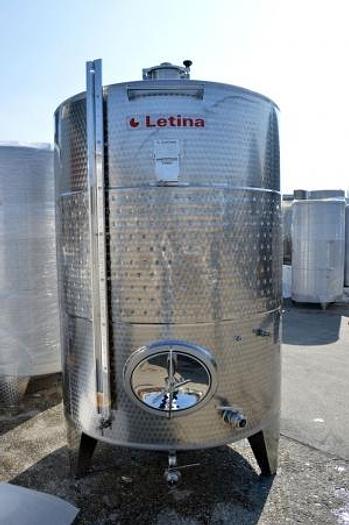 New Stock Letina 1100gal/4150L Closed Top Jacketed Storage Tank