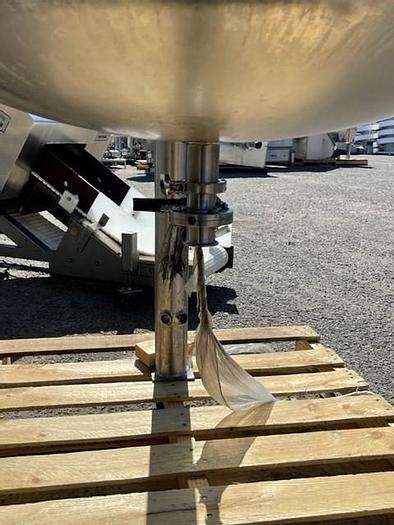 Used Lee Industries 150 Gallon Stainless Steel Vacuum Processing Tank