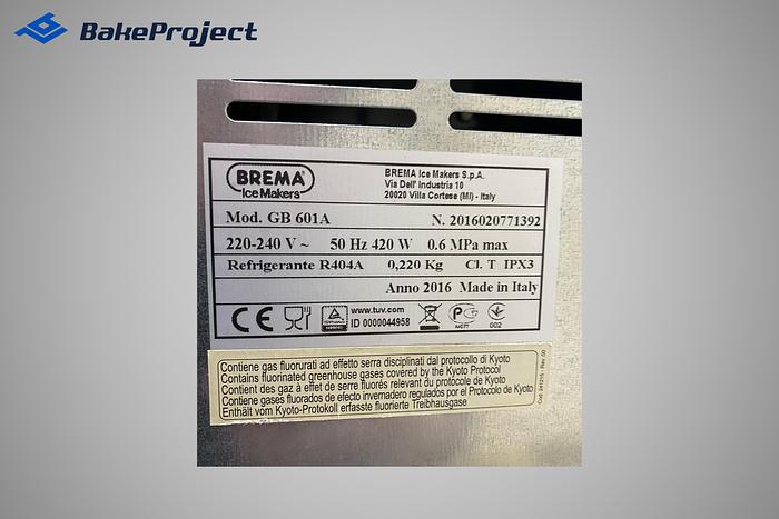 Used BREMA Ice Makers GB601A Ice Flaker