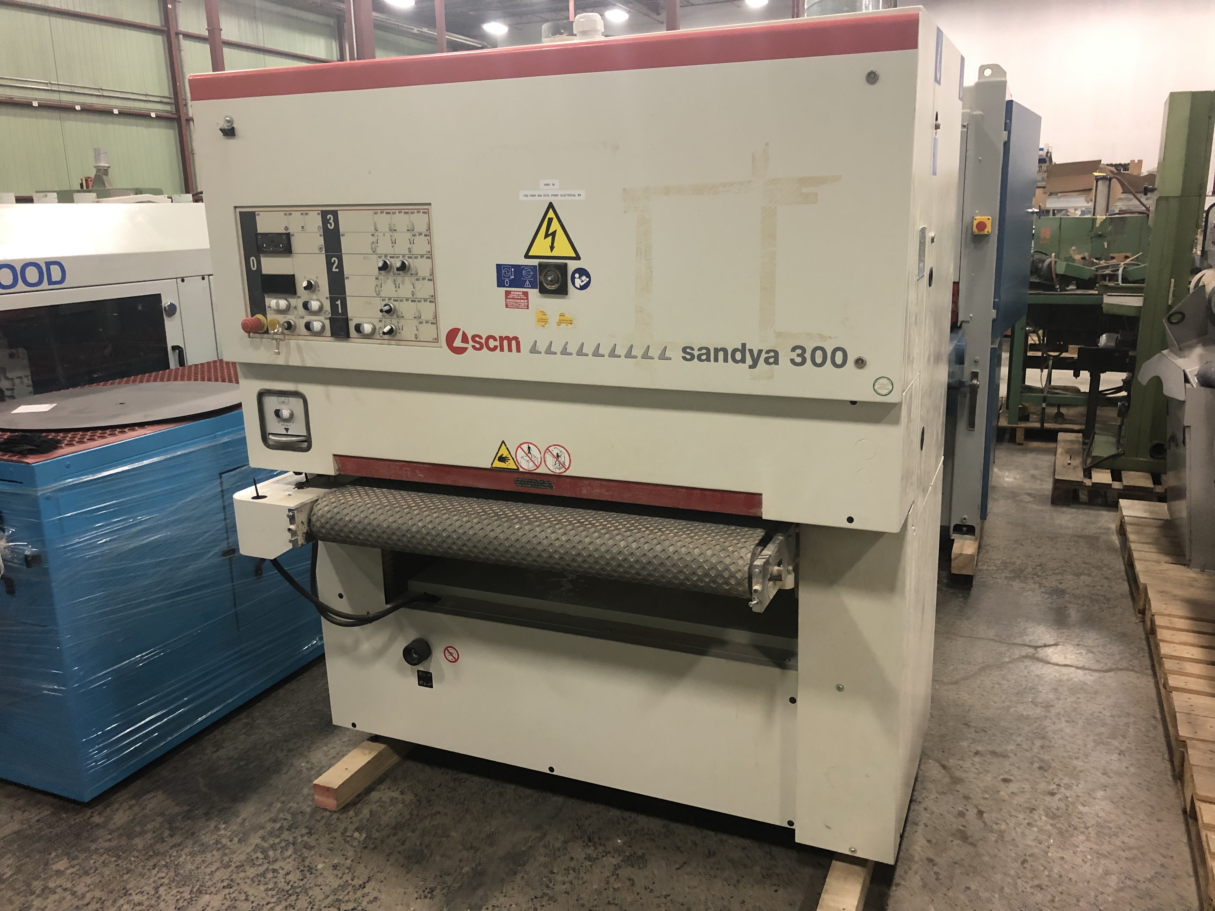 Used Used 2011 SCM Sandya 3S (2) Head 43" Widebelt Sander