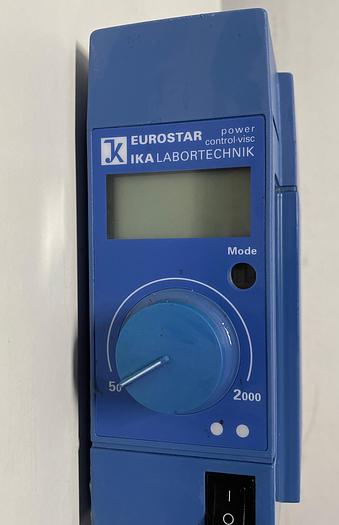 Used Ika EuroStar PCVS1 Overhead Stirrer 50-2000 RPM