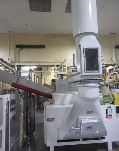 Used 48 " BLOAPCO MDL. 3CX-1548H FLOOR MOUNTED SHREDDER - PENDING JF