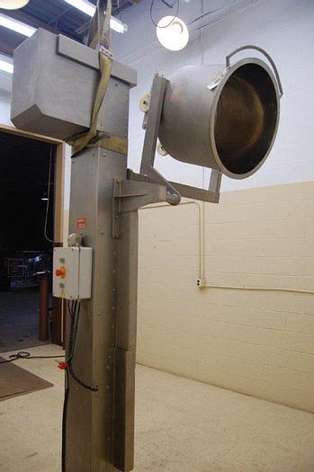 Used Fuerpla Vacuum Planetary Kneader/Mixer, 160 KG, (2) Trolleys & Rocasa Column lift, new 2004