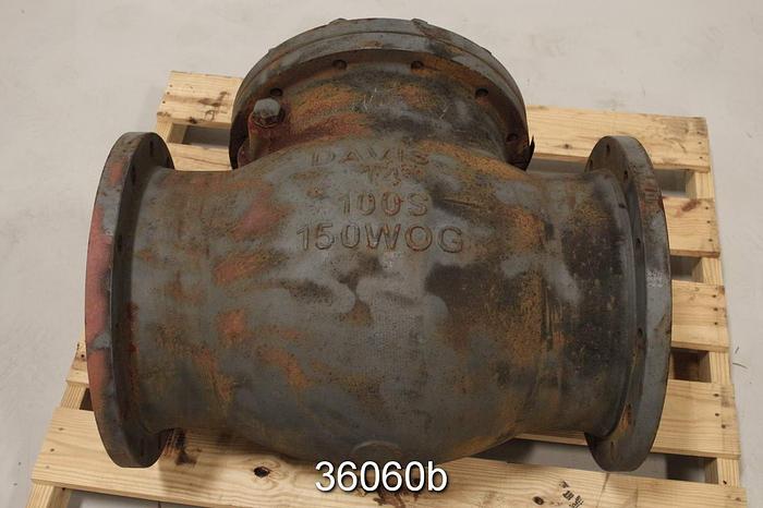 Used Davis Valve Co.  Davis 14" Swing Check Val #36060