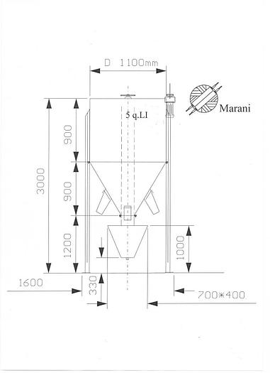 Usato Miscelatore Verticale 5 q.li