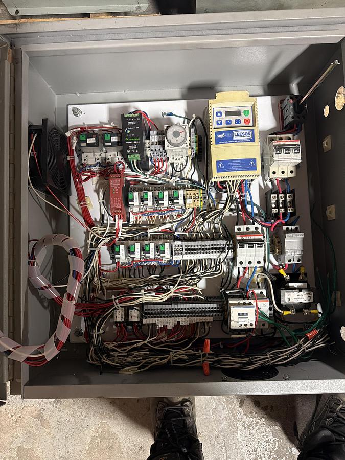 Used Industrial control panel – complete electrical cabinet