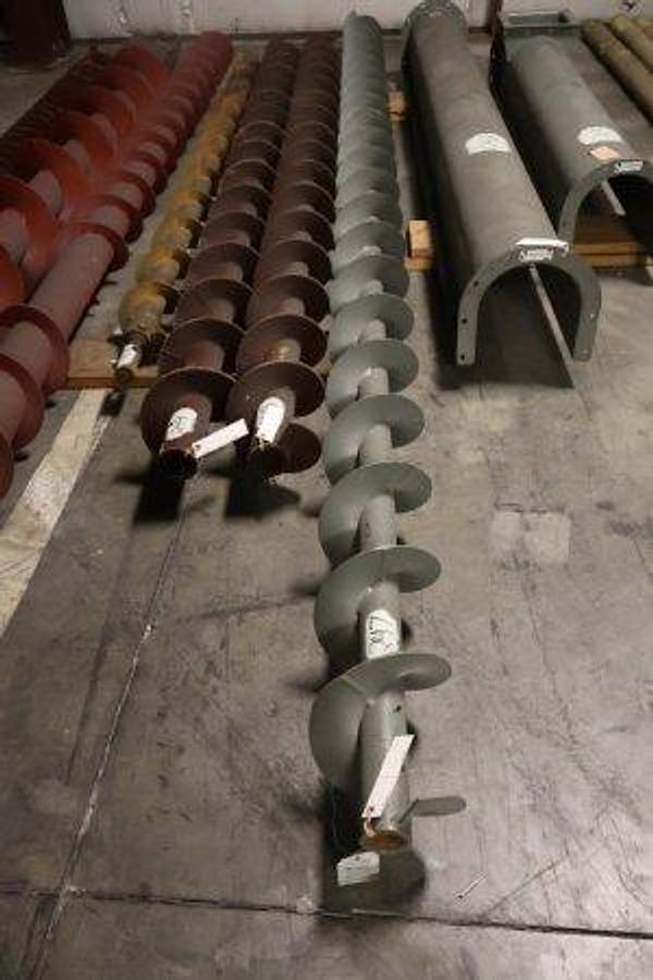 Used Screw auger for 9 inch x 18 ft conveyor