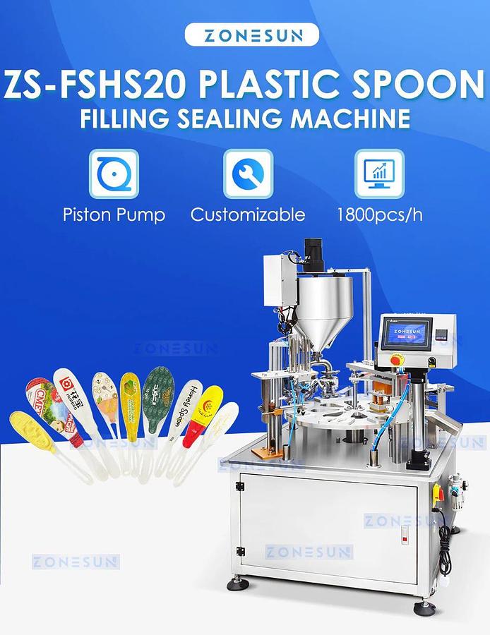 D'occasion Automatic Spoon Filling and Sealing Production Line