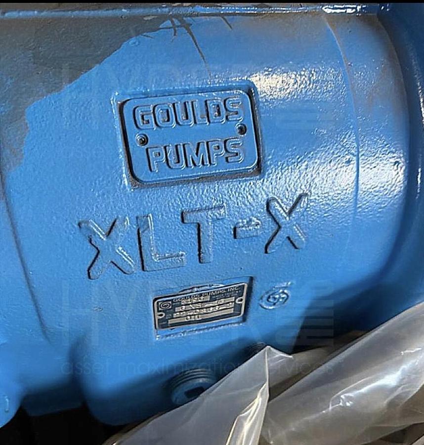 Used GOULDS PUMPS 3196 XLT-X CENTRIFUGAL PUMP 6 X 8 new