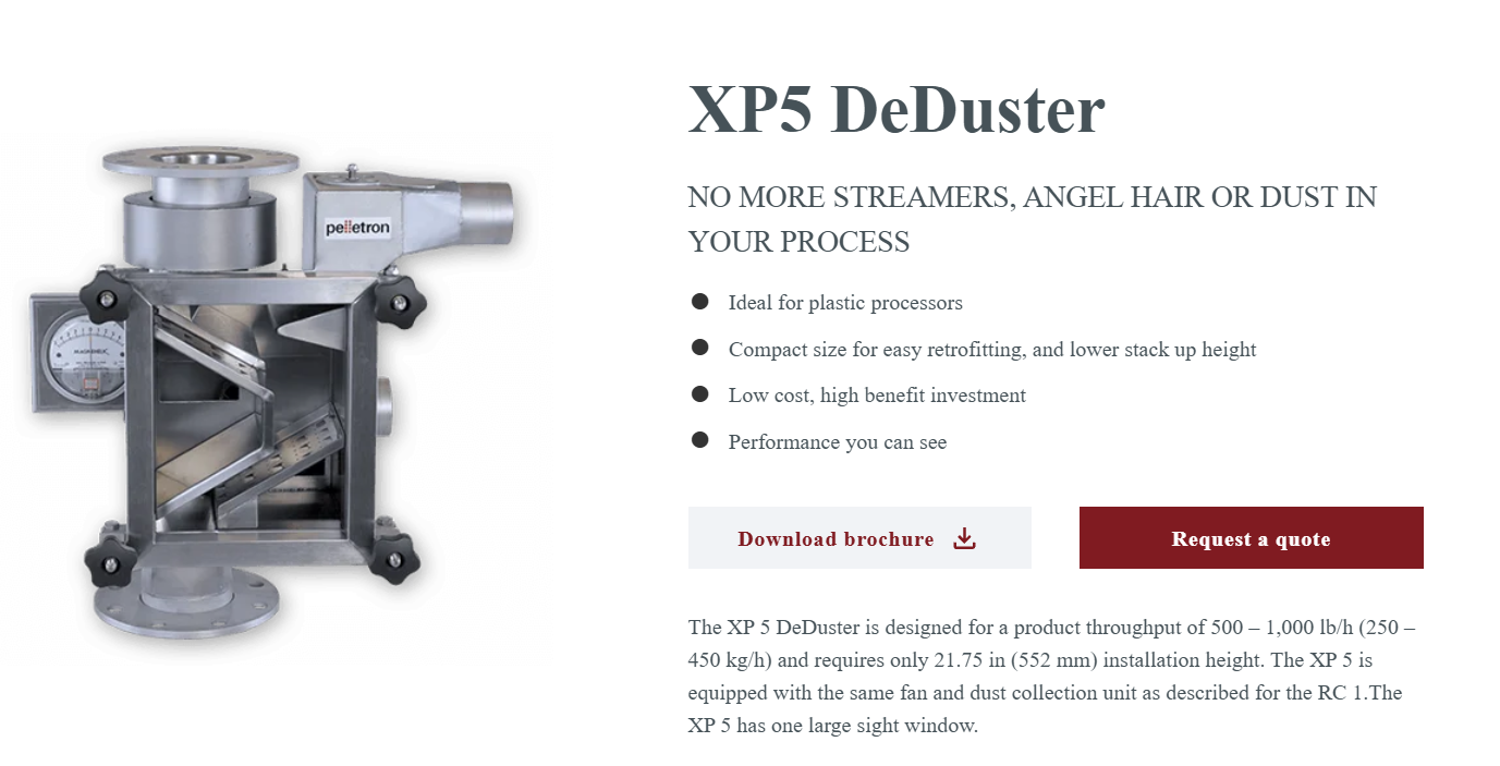 D'occasion Pelletron XP-5 DeDuster Pellet Cleaning System