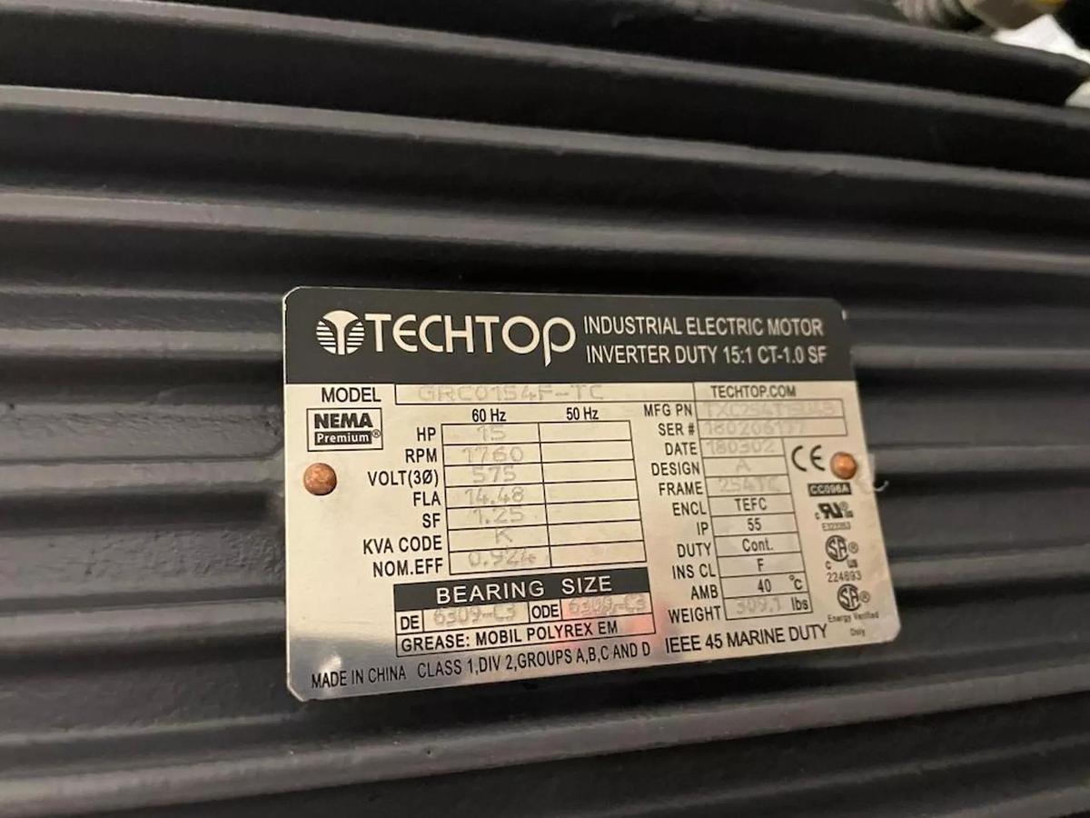 Used Hydraulic Power Unit Pentalift 15 HP 575V 3PH with pendant control