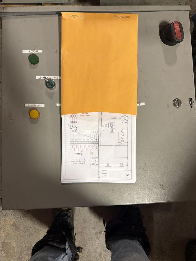 Used Industrial control panel – complete electrical cabinet