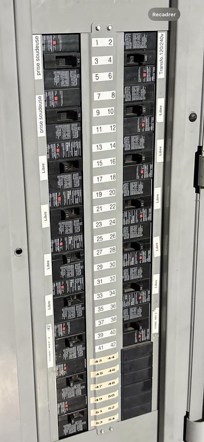 Used Electrical panel 600V