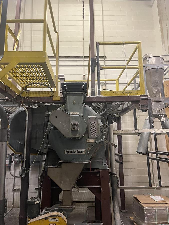 Rénové Complete Sprout-Bauer Pelletizing Line – 501GPM Pellet Mill + DSF 15x18 Grinder + Sterling Blower + Spare Parts