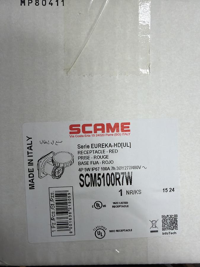 Used Industrial SCAME outlet EUREKA-HD UL SCM5100R7W