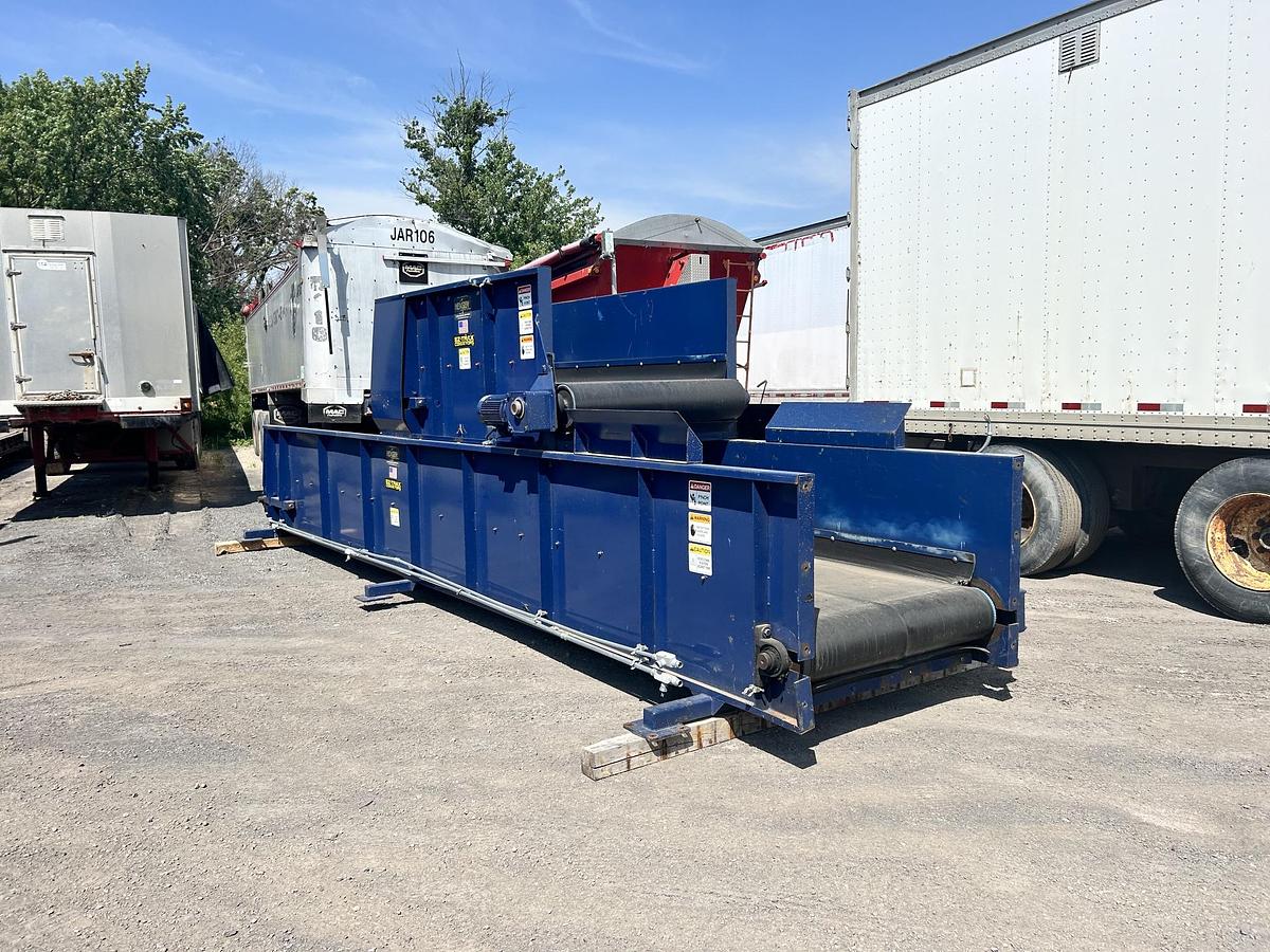 D'occasion Marathon Heavy-Duty Slider Bed Conveyor System – (3) Conveyors – Complete Lot