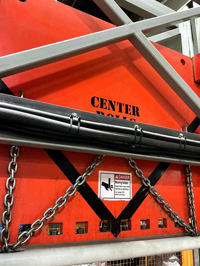 D'occasion 2012 James Brinkley J7 60 x 48 Hydraulic Guillotine Roll Splitter – 30 HP