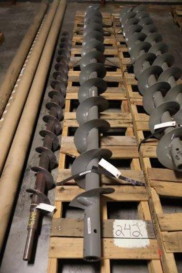 Used Screw auger for conveyor  9 inches  10 feet